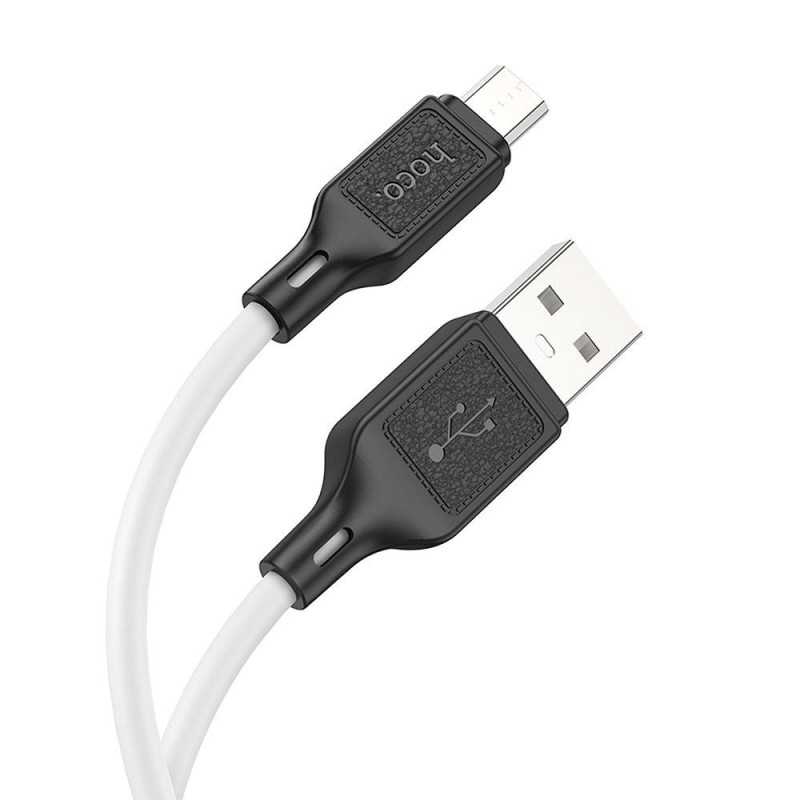 Cable USB A to Micro USB Hoco 2,4A 1 m X90 white
