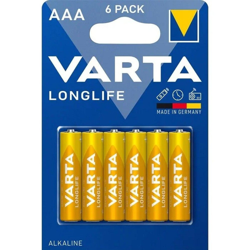 VARTA alkaline battery R3 (AAA) Longlife 6 pcs