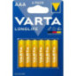 VARTA alkaline battery R3 (AAA) Longlife 6 pcs