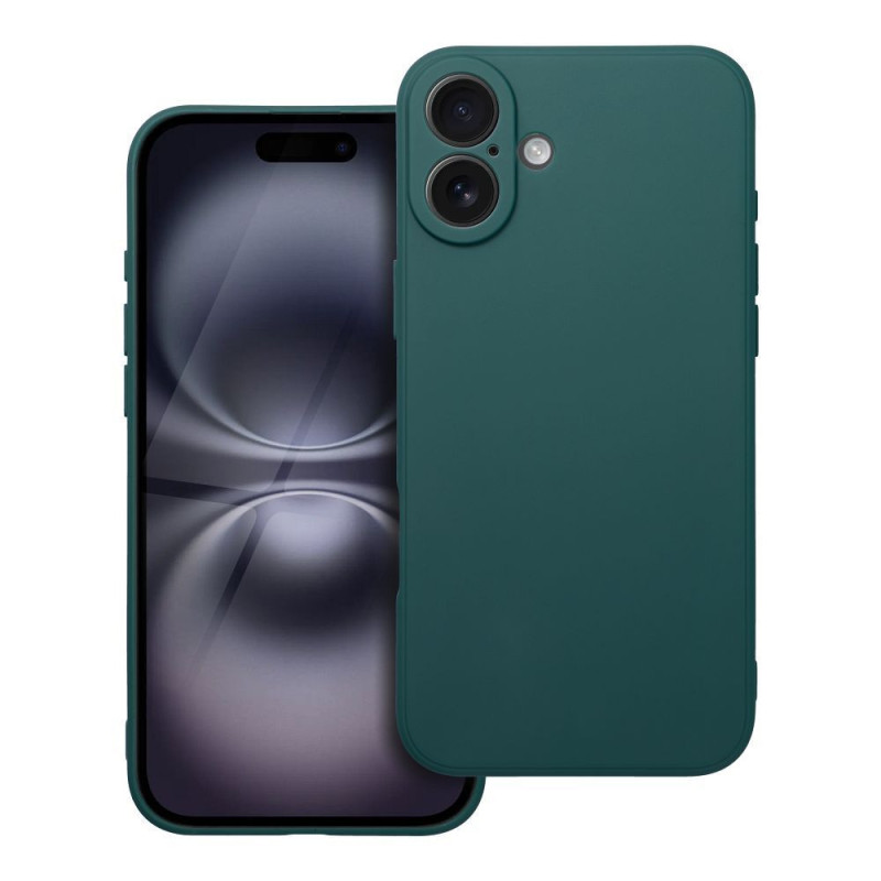 Case for iPhone 16 PLUS Matt dark green