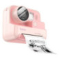 Digital kids camera with printer Hoco 1MP 2,0" HD Ready DV200 pink