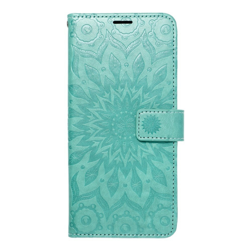 FLIPCASE MANDALA cyan für Apple iPhone 14