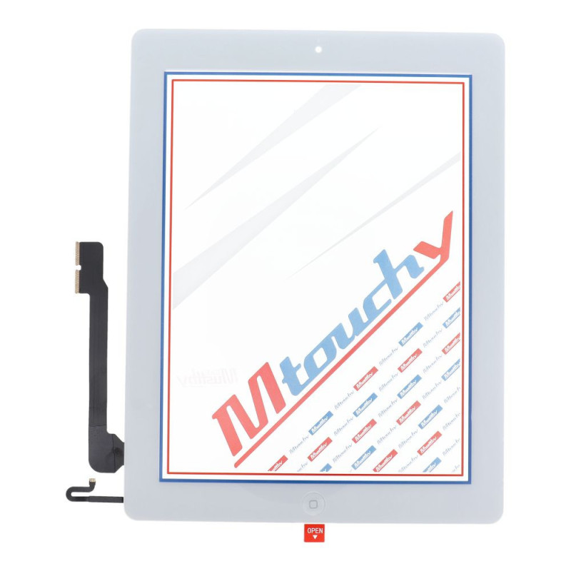 MUSTTBY Touch screen + back sticker + Home for iPAD 4 (white) MUSTTBY Touch screen + back sticker + Home for iPAD 4 (white)