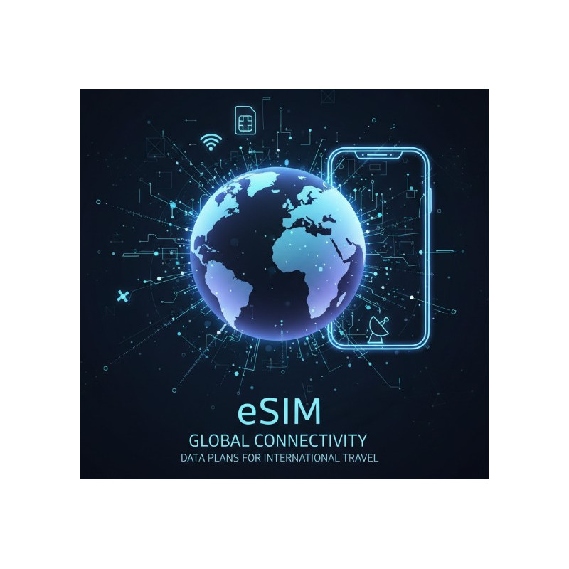 ESIM Startkarte: United States - 10 GB - 100 Min. - 100 SMS - 30 Tage