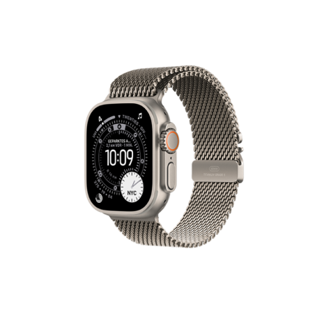 Watch Apple Watch Ultra 3 (2025) 5G 49mm Natural Titanium Case with Natural Titanium Milanese Loop M - Natural