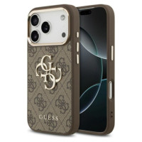 GUESS case for IPHONE 17 Pro GUHCP17L4GMGCBR (PU W/ Big 4G Classic Logo) gold brown