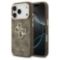 GUESS case for IPHONE 17 Pro GUHCP17L4GMGCBR (PU W/ Big 4G Classic Logo) gold brown