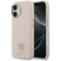 GUESS case for IPHONE 17 compatible with MagSafe GUHMP17SPGCRMDEP (PU W/ Grained Strass Logo) pink