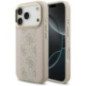 GUESS case for IPHONE 17 Pro compatible with MagSafe GUHMP17LPG4SEMCP (PU W/ 4G PU Stripe) pink