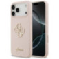 GUESS case for IPHONE 17 Pro Max GUHCP17XSC4GSMP (Silicone W/ Big 4G Script) pink