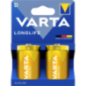 VARTA bateria alkaliczna R20 (Typ D) Longlife 2 szt (papierowa wk┼éadka)