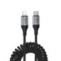 Cable USB C to Lightning Hoco PD 2,4A 1,5 m X121 black