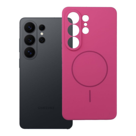 Case for Samsung S26 ULTRA Silicone 2mm compatible with MagSafe pink