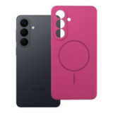 Case for Samsung S26 PLUS Silicone 2mm compatible with MagSafe pink
