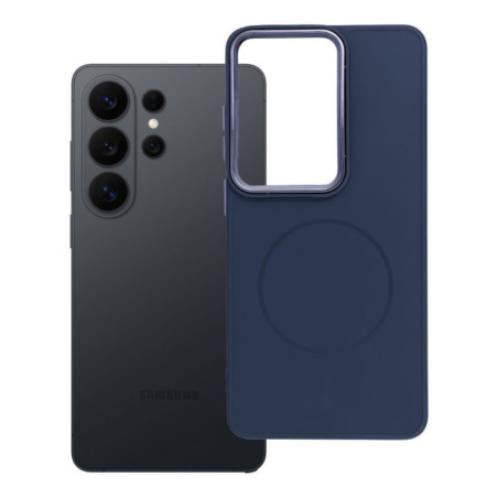 Case for Samsung S26 ULTRA Frame Mag Cover compatible with MagSafe navy blue