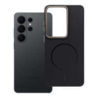 Case for Samsung S26 ULTRA Frame Mag Cover compatible with MagSafe black