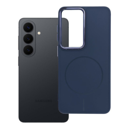 Case for Samsung S26 Frame Mag Cover compatible with MagSafe navy blue