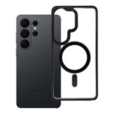 Case for Samsung S26 ULTRA Color Edge Mag Cover compatible with MagSafe black