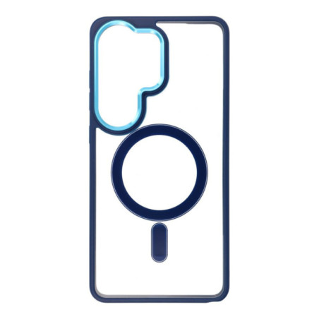 Case for Samsung S26 ULTRA Color Edge Mag Cover compatible with MagSafe blue