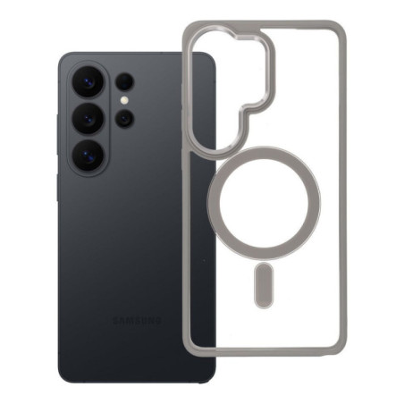 Case for Samsung S26 ULTRA Color Edge Mag Cover compatible with MagSafe titanium-gray