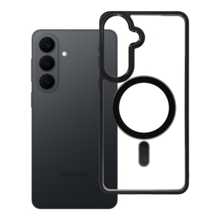 Case for Samsung S26 PLUS Color Edge Mag Cover compatible with MagSafe black