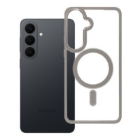 Case for Samsung S26 PLUS Color Edge Mag Cover compatible with MagSafe titanium-gray