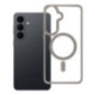 Case for Samsung S26 PLUS Color Edge Mag Cover compatible with MagSafe titanium-gray