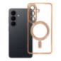 Case for Samsung S26 Electro Mag Cover compatible with MagSafe gold