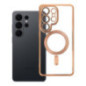 Case for Samsung S26 ULTRA Electro Mag Cover compatible with MagSafe gold