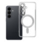 Case for Samsung S26 Electro Mag Cover compatible with MagSafe silver