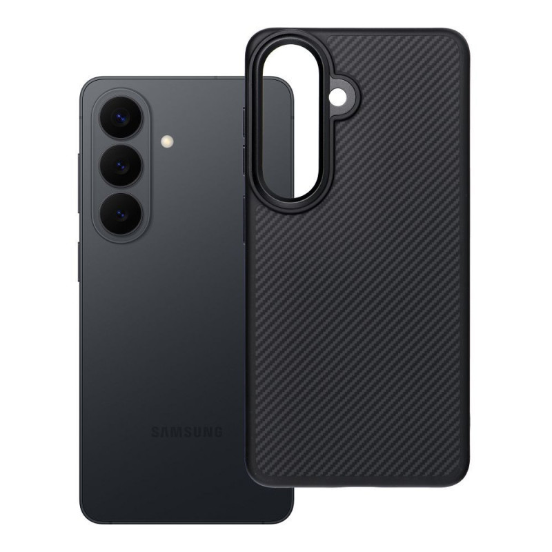 Case for Samsung S26 Carbon Elite Mag Cover compatible with MagSafe black