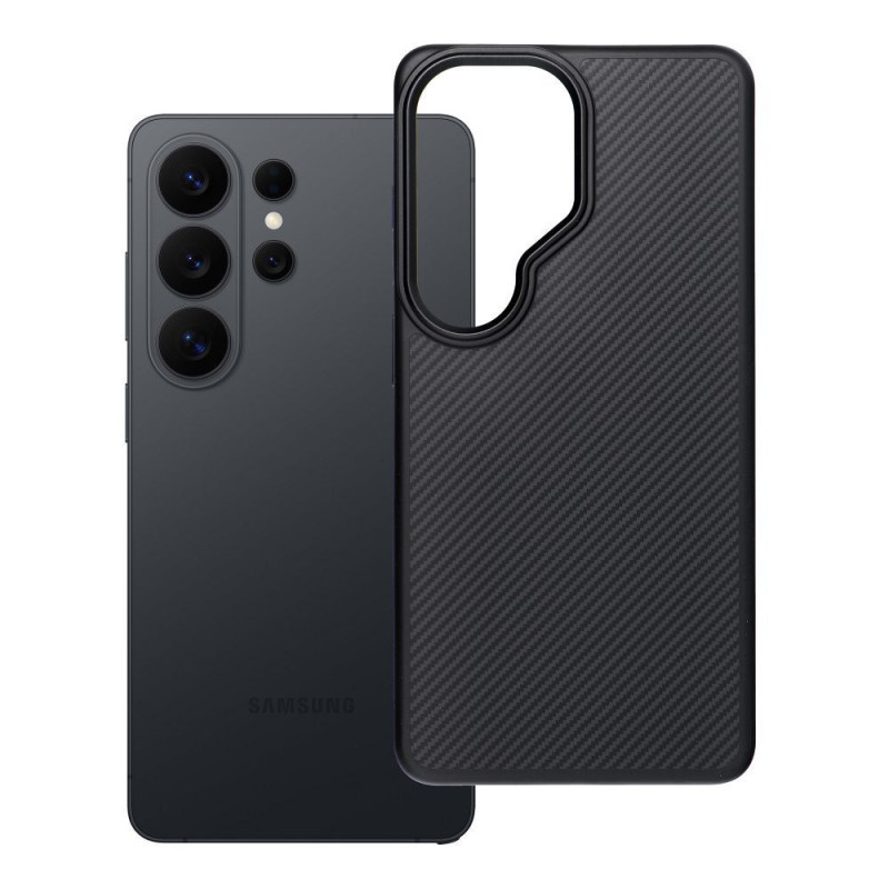 Case for Samsung S26 ULTRA Carbon Elite Mag Cover compatible with MagSafe black