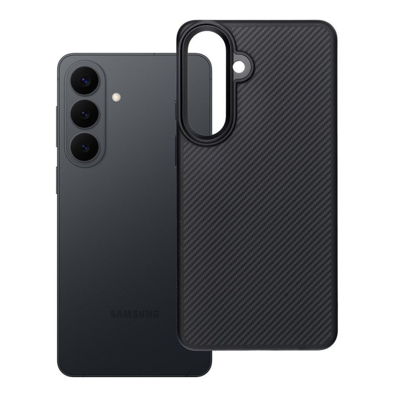 Case for Samsung S26 PLUS Carbon Elite Mag Cover compatible with MagSafe black