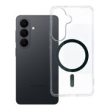Case for Samsung S26 dark Drop Glue Colorful Ring Mag Cover compatible with MagSafe dark green
