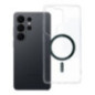 Case for Samsung S26 ULTRA Drop Glue Colorful Ring Mag Cover compatible with MagSafe dark green