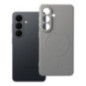 Case for Samsung S26 Silicone Mag Cover compatible with MagSafe titanium gray