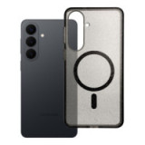 Case for Samsung S26 PLUS Clear Mag Cover (STR) compatible with MagSafe black glitter