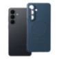 Case for Samsung S26 PLUS Silicone Mag Cover compatible with MagSafe blue