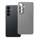 Case for Samsung S26 PLUS Silicone Mag Cover compatible with MagSafe titanium gray