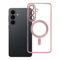 Case for Samsung S26 PLUS Electro Mag Cover compatible with MagSafe gold-rose