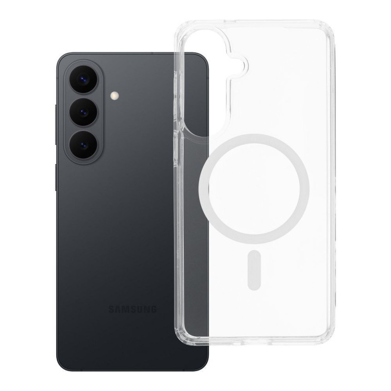 Case for Samsung S26 PLUS Clear Mag Cover Elite (STR / NON-YELLOWING) compatible with MagSafe transparent