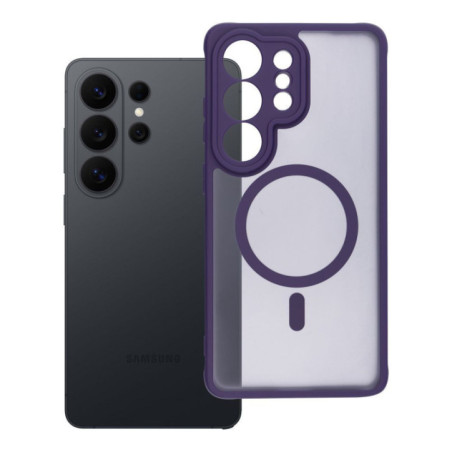 Case for Samsung S26 ULTRA Full Matte Mag Cover compatible with MagSafe purple