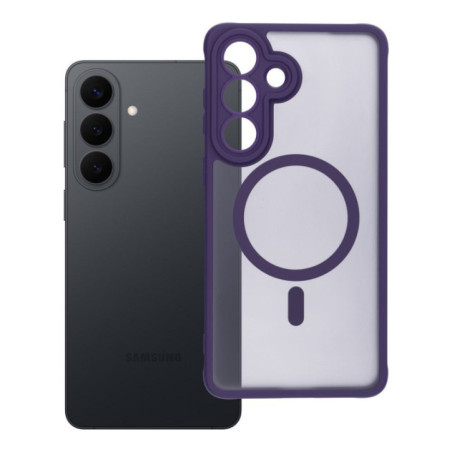 Case for Samsung S26 Full Matte Mag Cover compatible with MagSafe purple