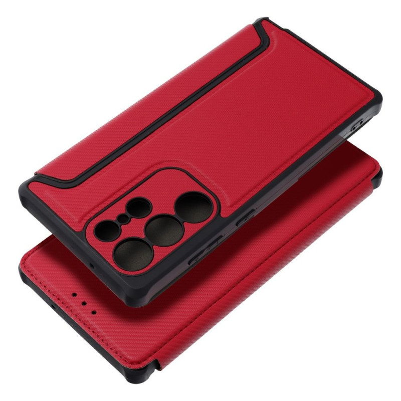 Flip case for Samsung A17 5G Razor Book red
