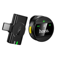 Wireless microphone USB C Hoco L21 black
