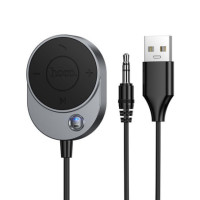 Wireless car receiver Hoco AUX Bluetooth with cable Jack 3