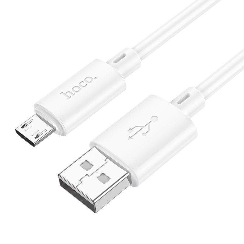 Cable USB A to Micro USB Hoco 2,4A 2 m X88 white