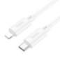 Cable USB C to Lightning Hoco PD 27W 2 m X88 white