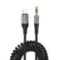 Cable AUX Jack 3,5 mm to Lightning Hoco 1,5 m UPA33A black Cable AUX Jack 3,5 mm to Lightning Hoco 1,5 m UPA33A black