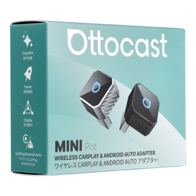 Wireless car adapter OTTOCAST Mini Cube T3 black Wireless car adapter OTTOCAST Mini Cube T3 black